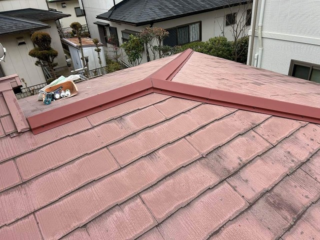 貫板の交換工事完了